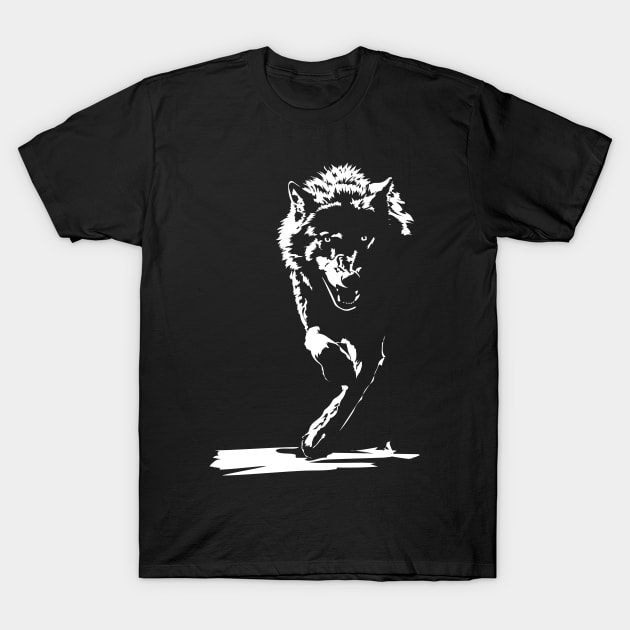 Running wolf T-Shirt by Mammoths